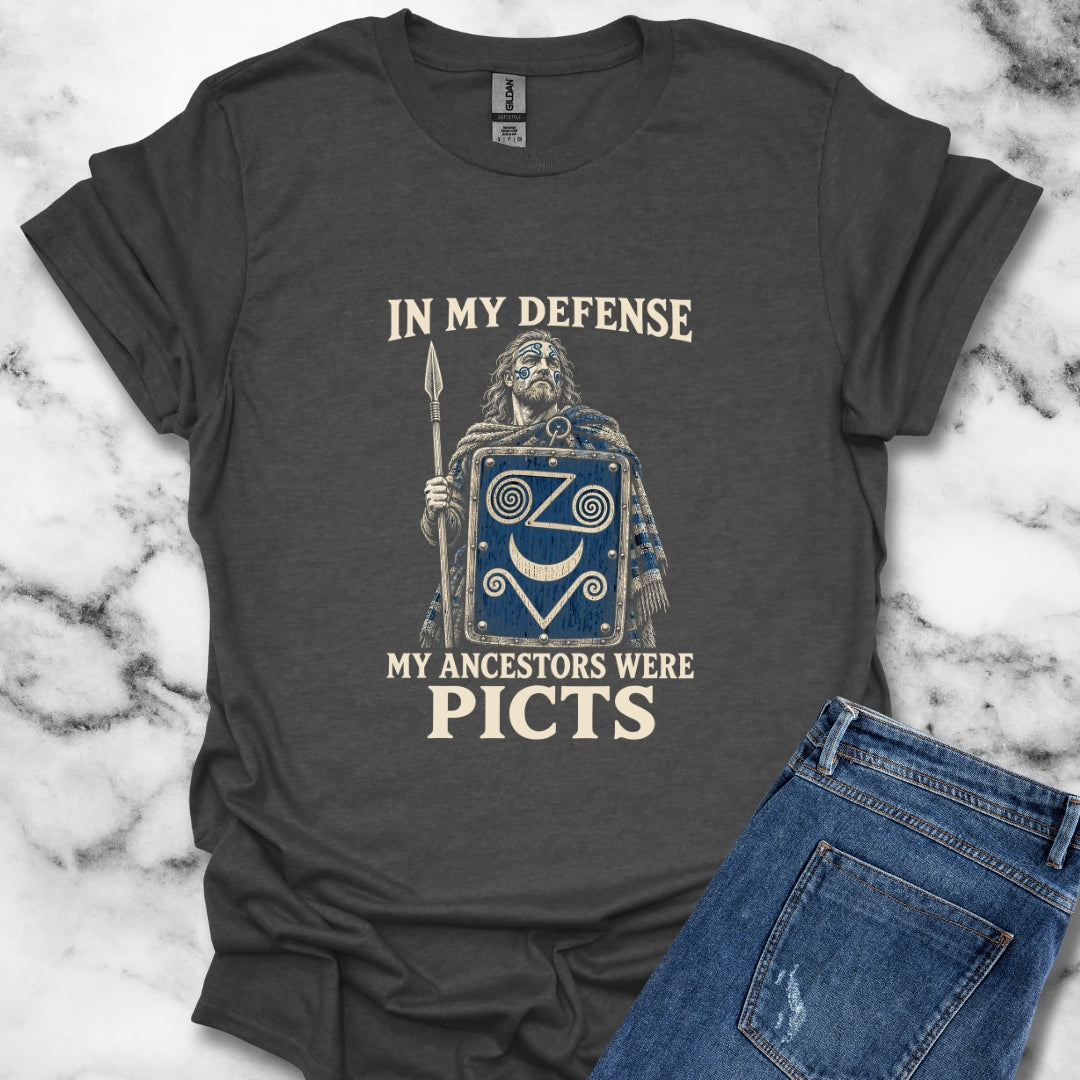 In My Defense Ancestors Were Picts T-Shirt