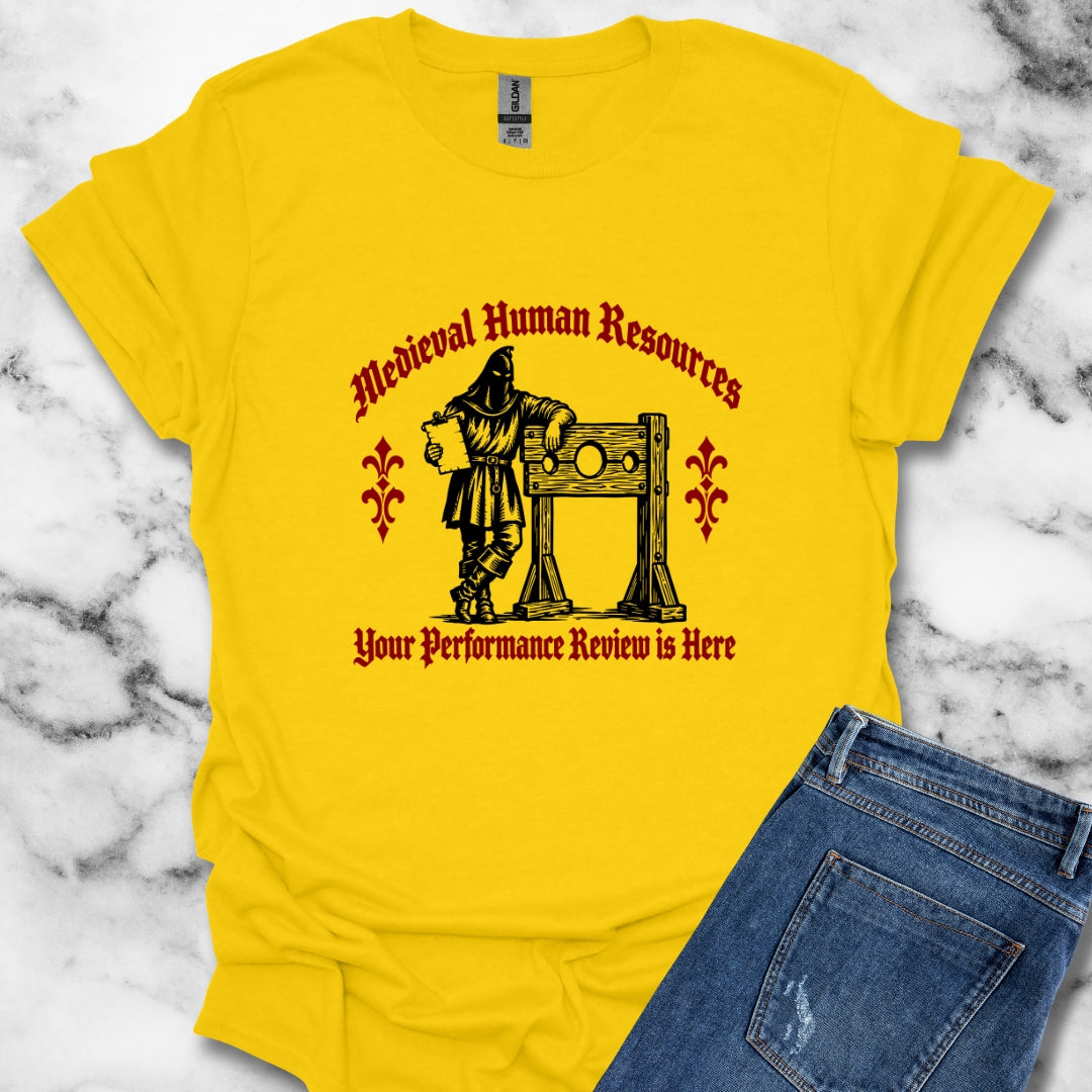 Medieval HR Performance Review T-Shirt