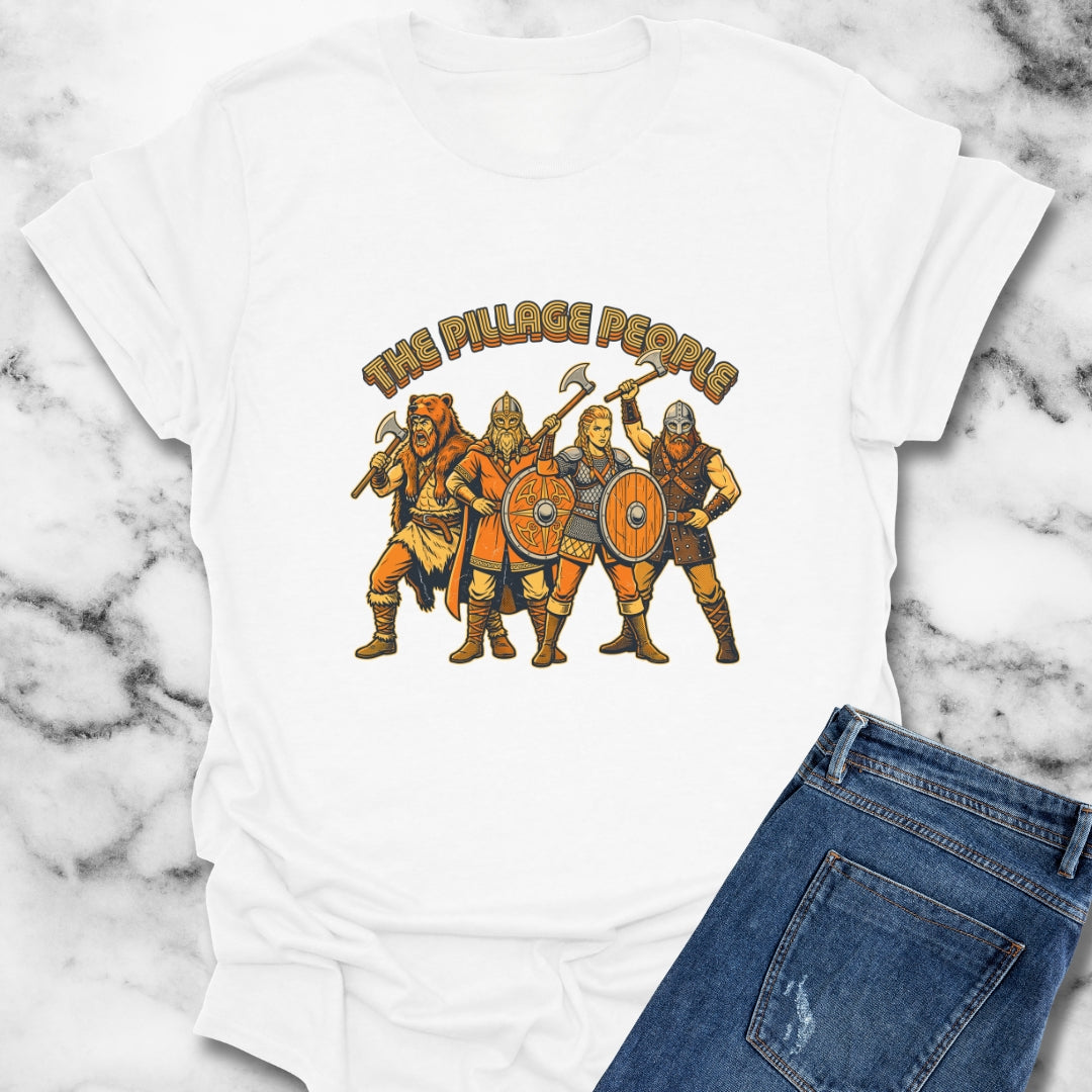 70's The Pillage People Vikings T-Shirt