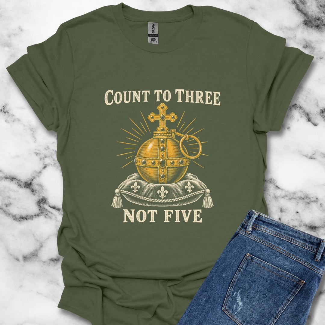 Holy Hand Grenade Count to Three T-Shirt