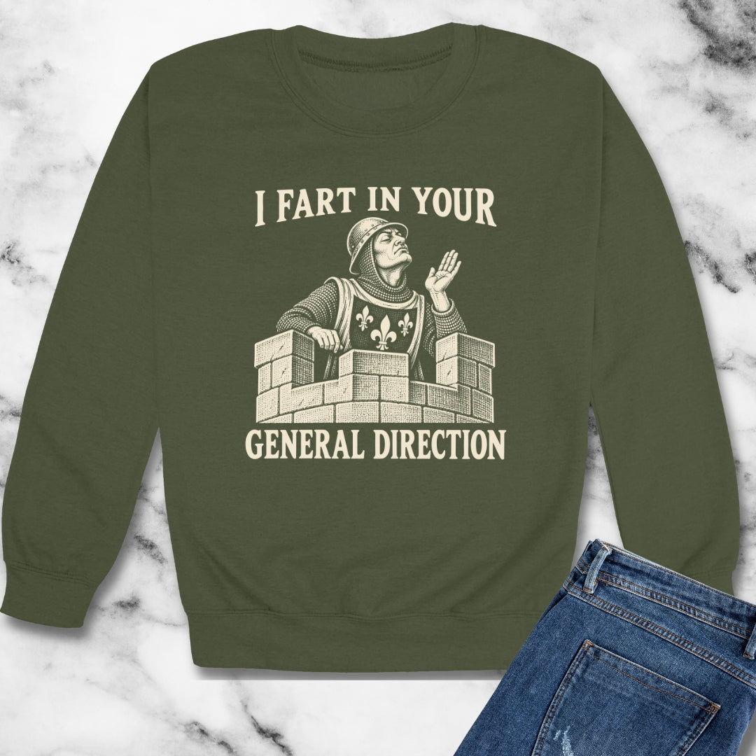 I Fart in Your General Direction Unisex Heavy Crewneck Sweatshirt