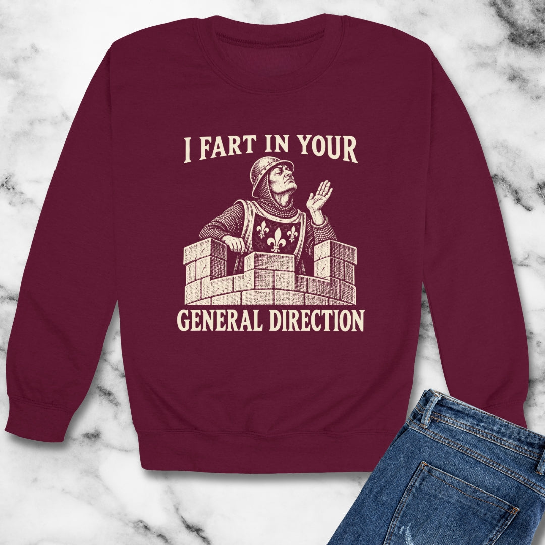 I Fart in Your General Direction Unisex Heavy Crewneck Sweatshirt