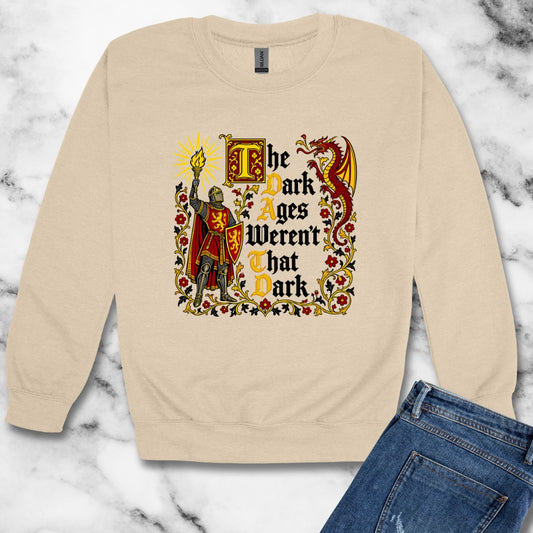 The Dark Ages Weren't That Dark Knight Unisex Heavy Crewneck Sweatshirt