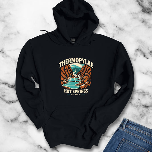 Thermopylae Hot Springs Badge Hoodie