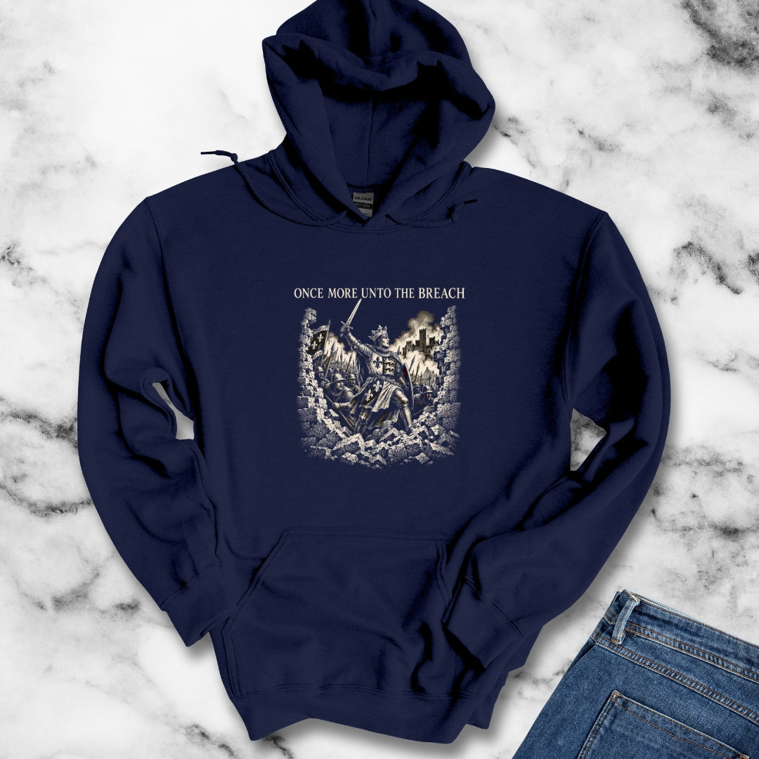 Henry V Unto The Breach Engraving Hoodie
