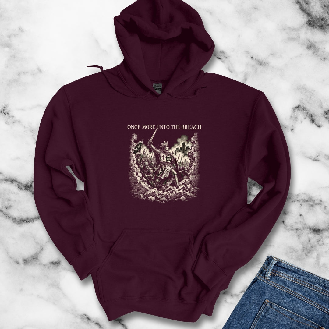 Henry V Unto The Breach Engraving Hoodie