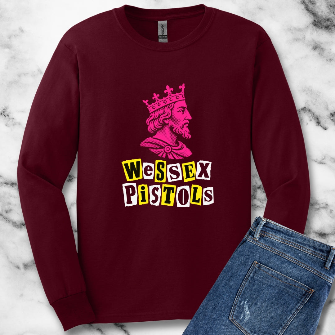 Wessex Pistols Punk Ransom Unisex Long Sleeve Tee