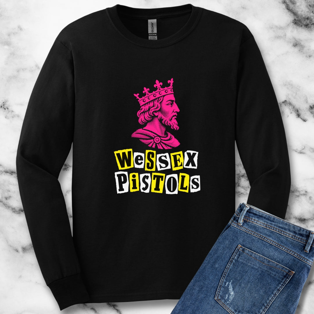 Wessex Pistols Punk Ransom Unisex Long Sleeve Tee