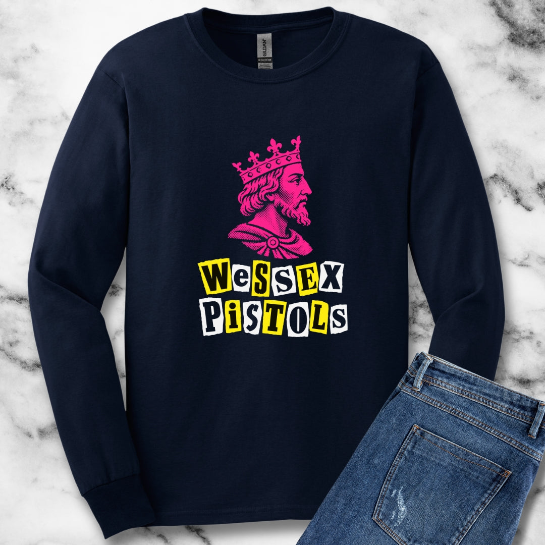 Wessex Pistols Punk Ransom Unisex Long Sleeve Tee