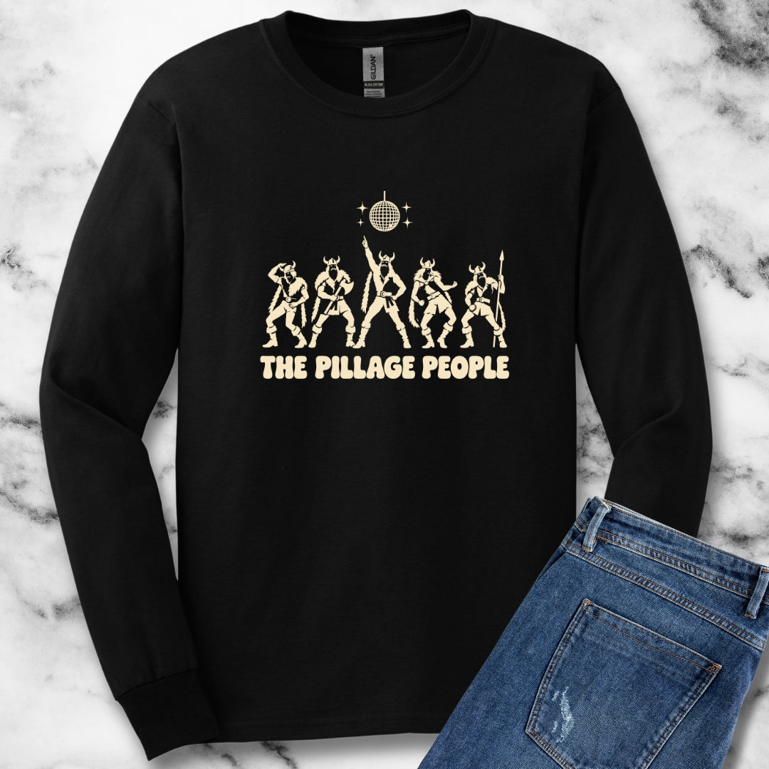 The Pillage People Silhouettes Unisex Long Sleeve Tee
