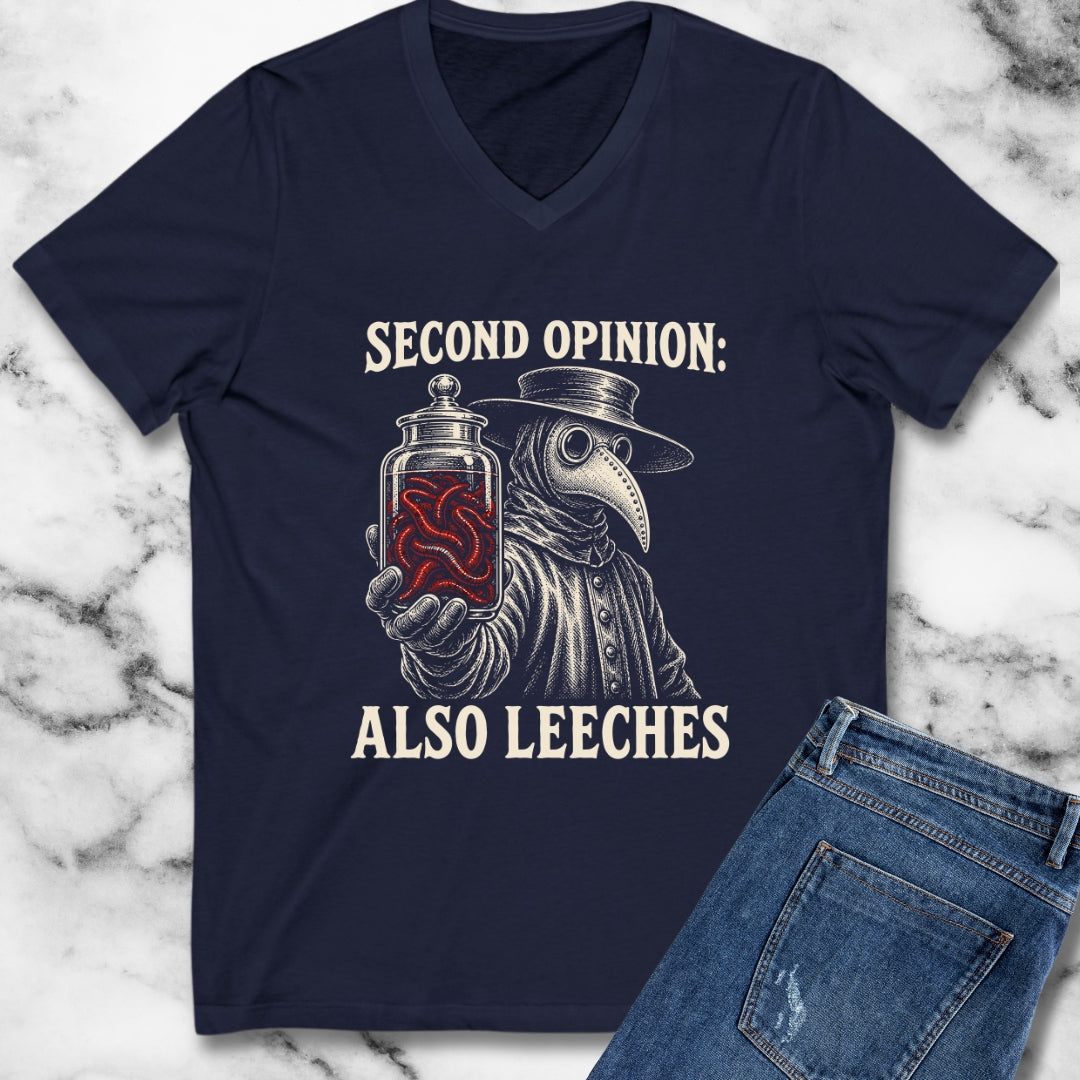 Plague Second Opinion Leeches V-Neck