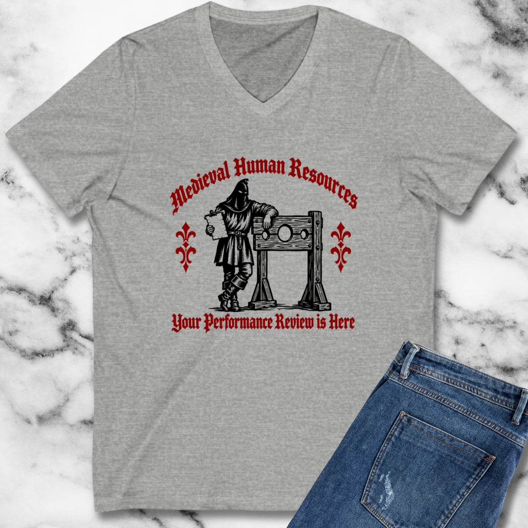 Medieval HR Performance Review V-neck