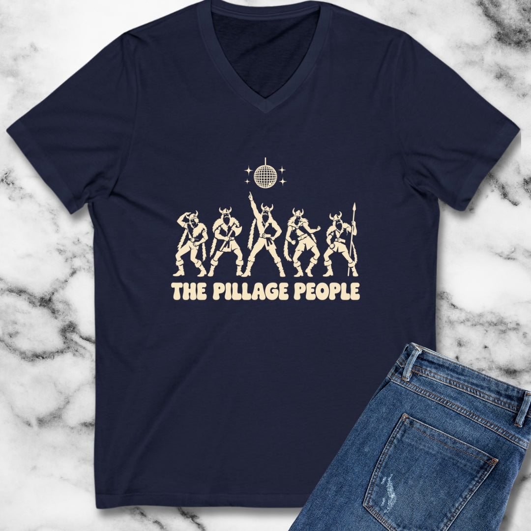 The Pillage People Silhouettes V-Neck