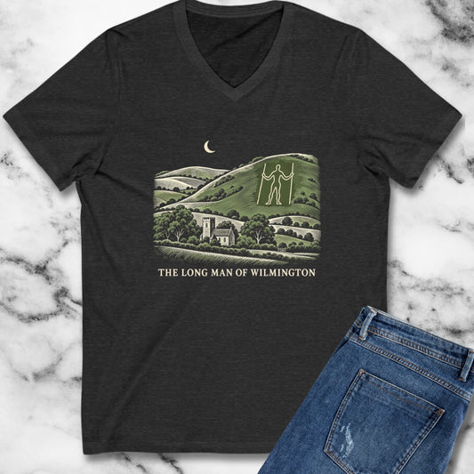 The Long Man of Wilmington V-Neck