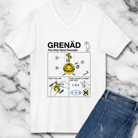 Holy Hand Grenade of Antioch V-neck
