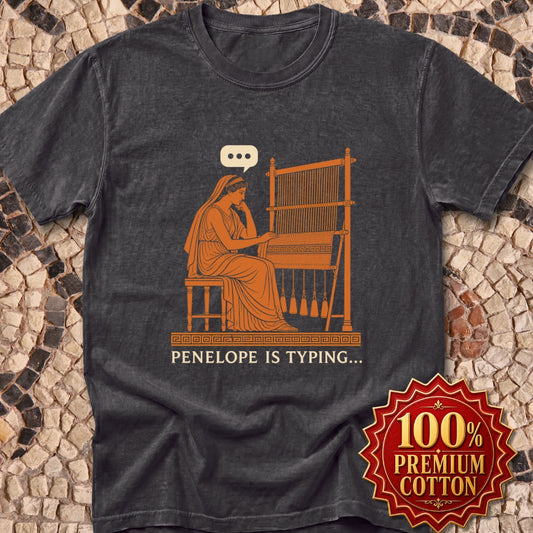 Odysseus Penelope Is Typing Red Figure Premium Tee