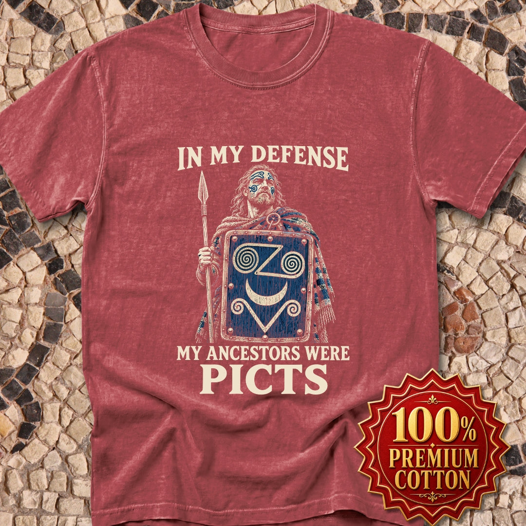 In My Defense Ancestors Were Picts Premium Tee