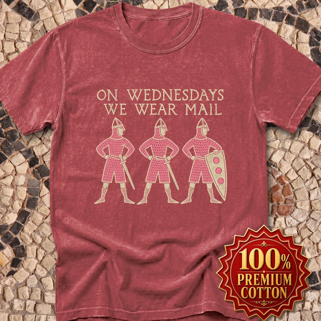 On Wednesdays We Wear Mail Tapestry Premium Tee