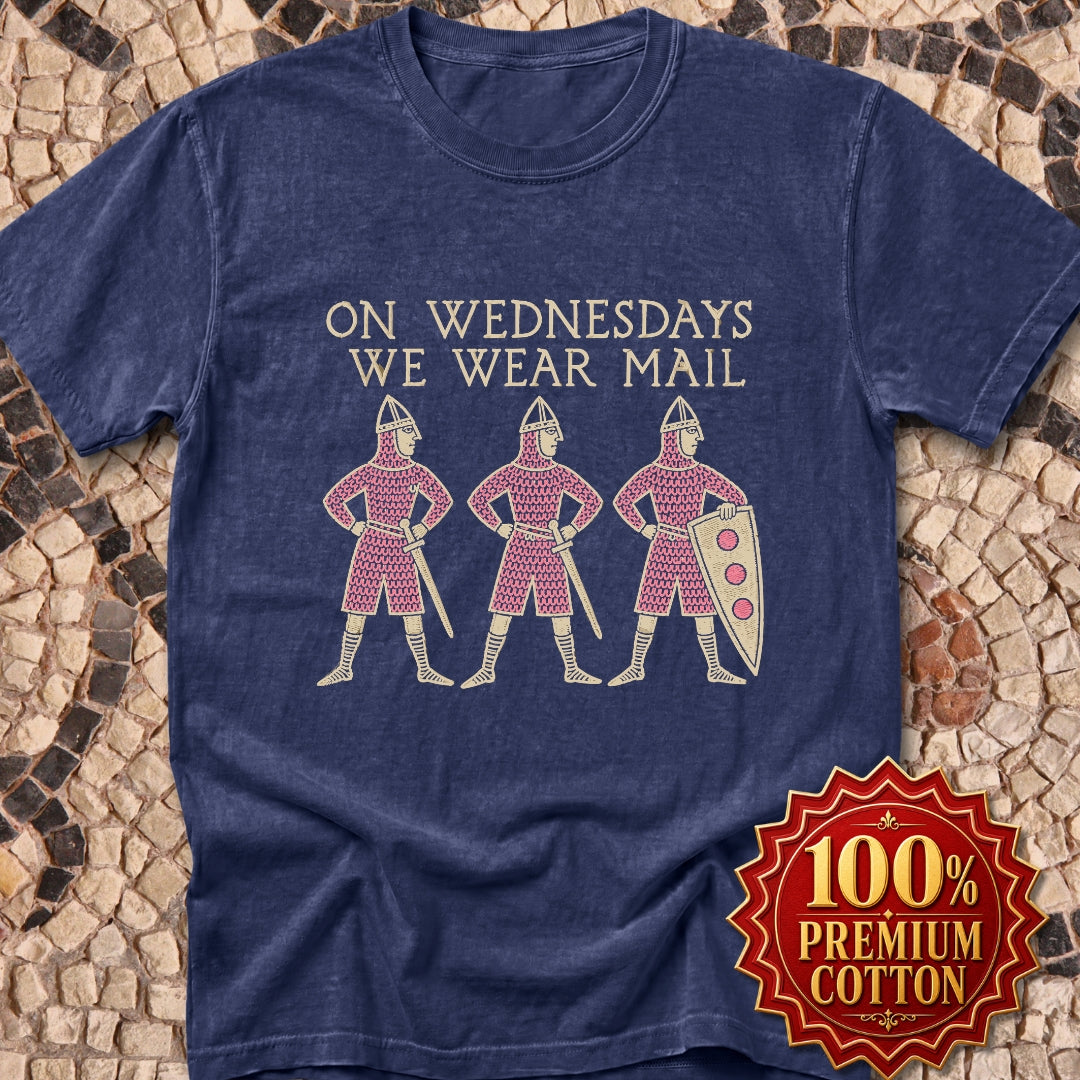 On Wednesdays We Wear Mail Tapestry Premium Tee