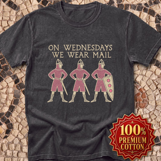 On Wednesdays We Wear Mail Tapestry Premium Tee