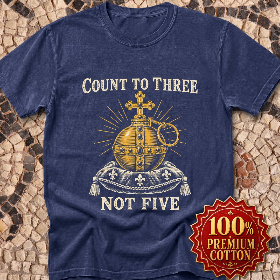 Holy Hand Grenade Count to Three Premium Tee