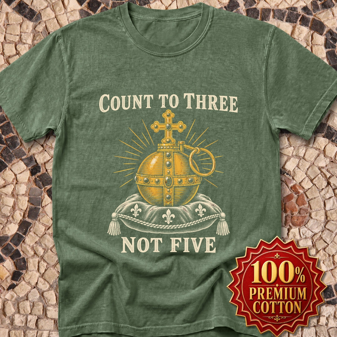 Holy Hand Grenade Count to Three Premium Tee