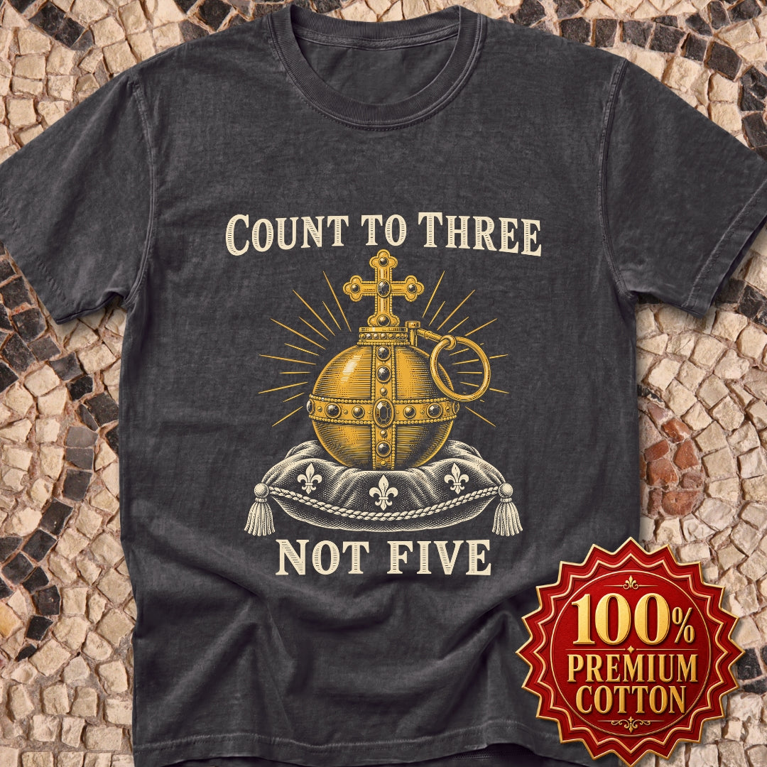 Holy Hand Grenade Count to Three Premium Tee