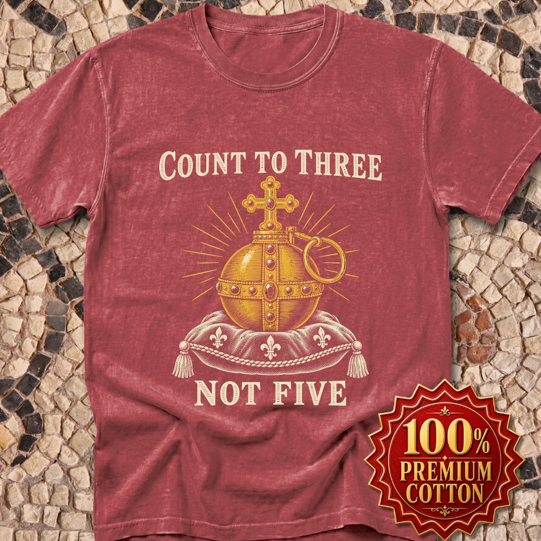 Holy Hand Grenade Count to Three Premium Tee