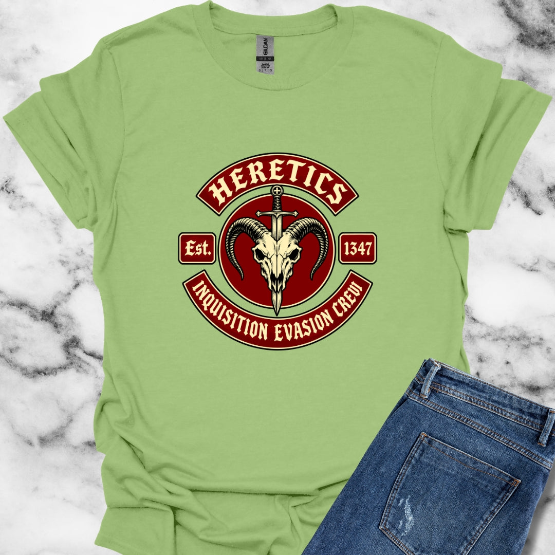 Heretics Inquisition Evasion Crew T-Shirt