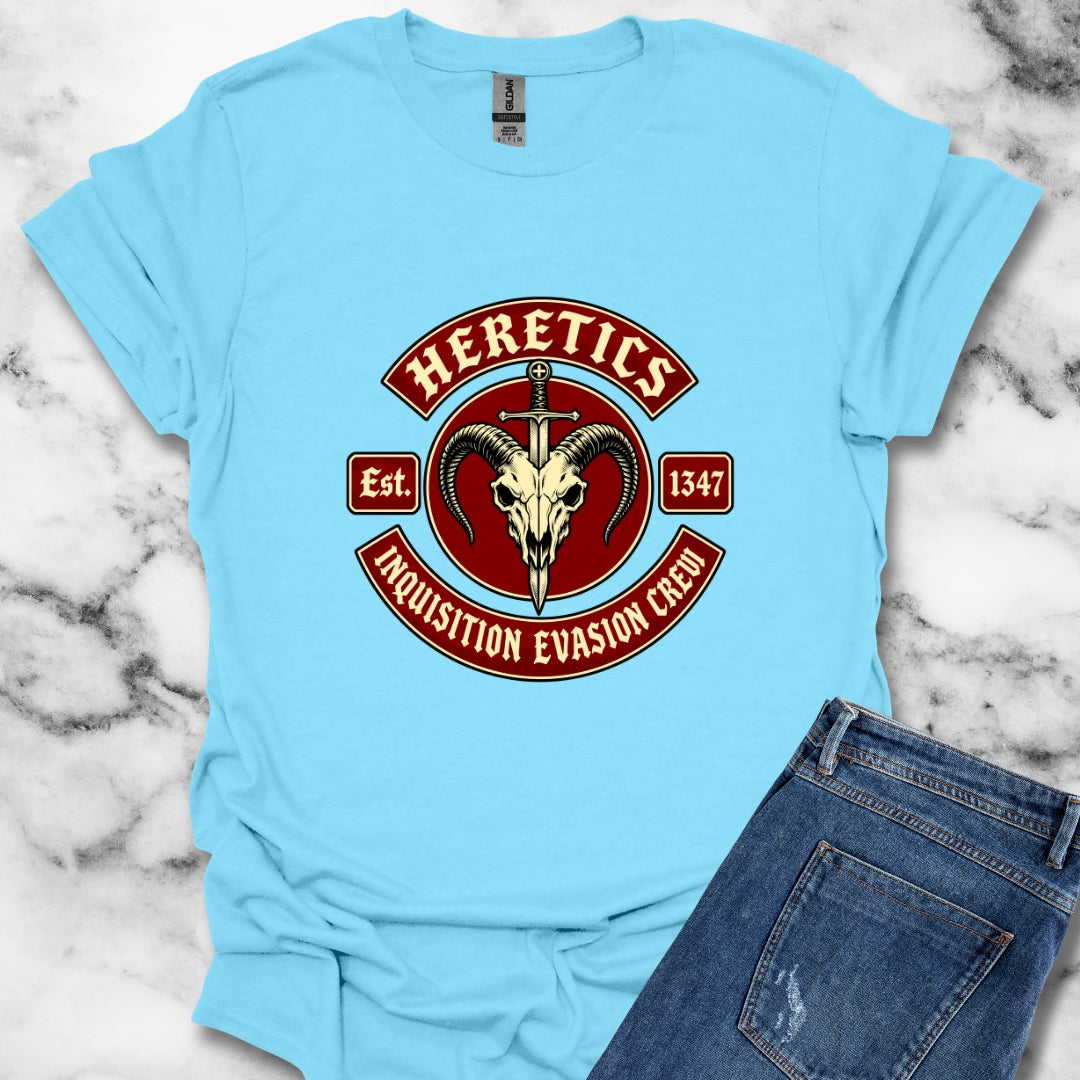 Heretics Inquisition Evasion Crew T-Shirt