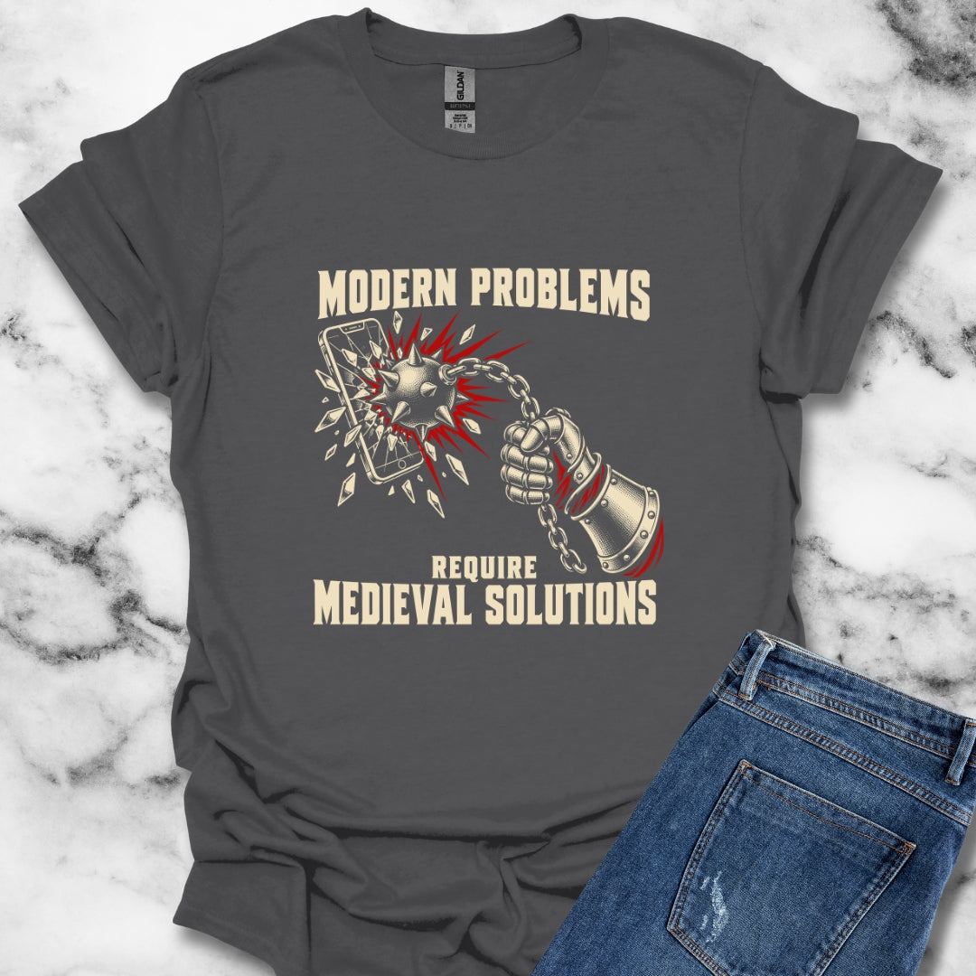 Modern Problems Require Medieval Solutions Smartphone T-Shirt