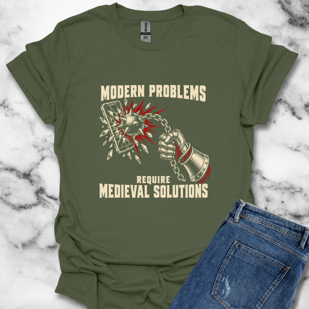 Modern Problems Require Medieval Solutions Smartphone T-Shirt