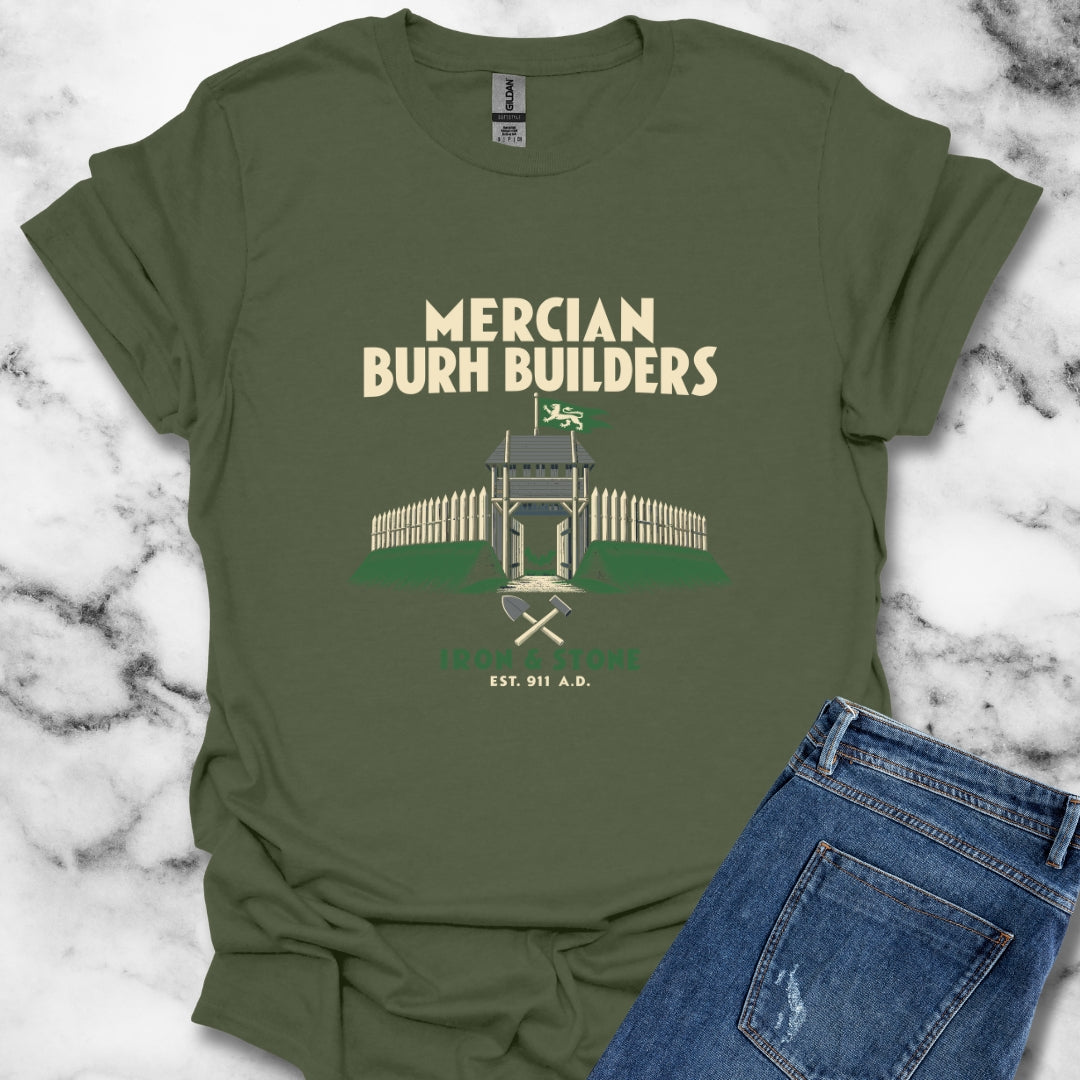 Mercian Burh Builders Iron and Stone T-Shirt