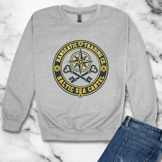 Hanseatic Trading Co Baltic Sea Cartel Unisex Heavy Crewneck Sweatshirt