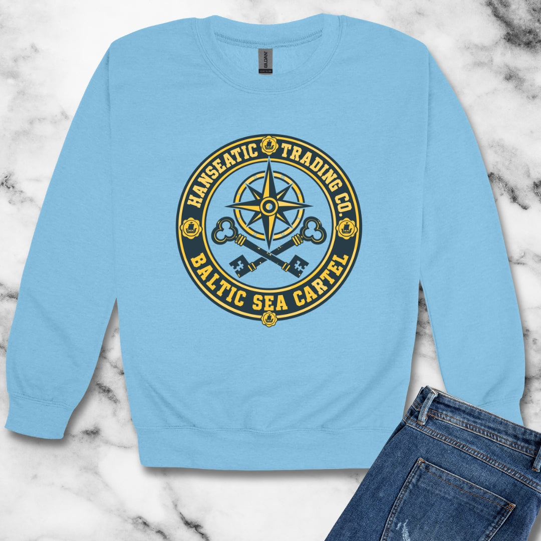 Hanseatic Trading Co Baltic Sea Cartel Unisex Heavy Crewneck Sweatshirt