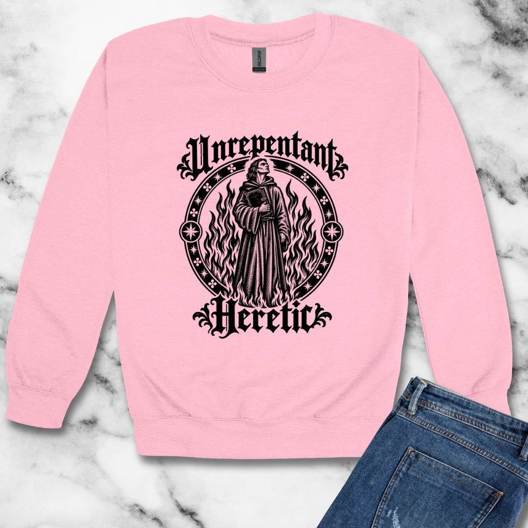 Unrepentant Heretic Unisex Heavy Crewneck Sweatshirt