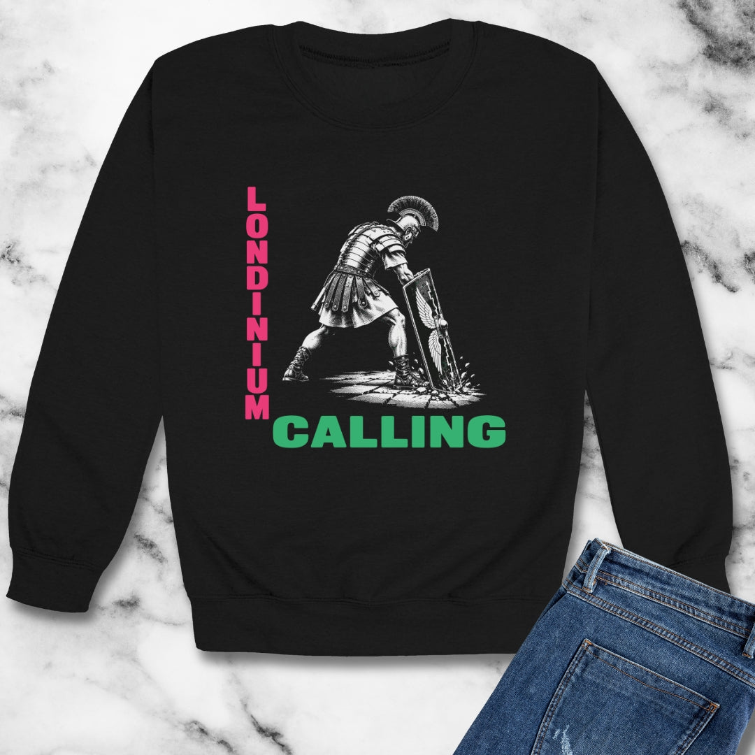 Londinium Calling Clash Parody Unisex Heavy Crewneck Sweatshirt