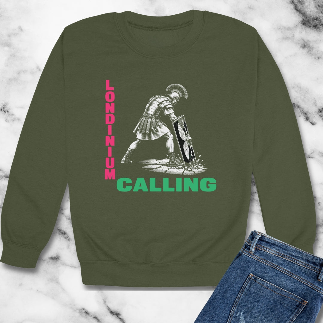 Londinium Calling Clash Parody Unisex Heavy Crewneck Sweatshirt