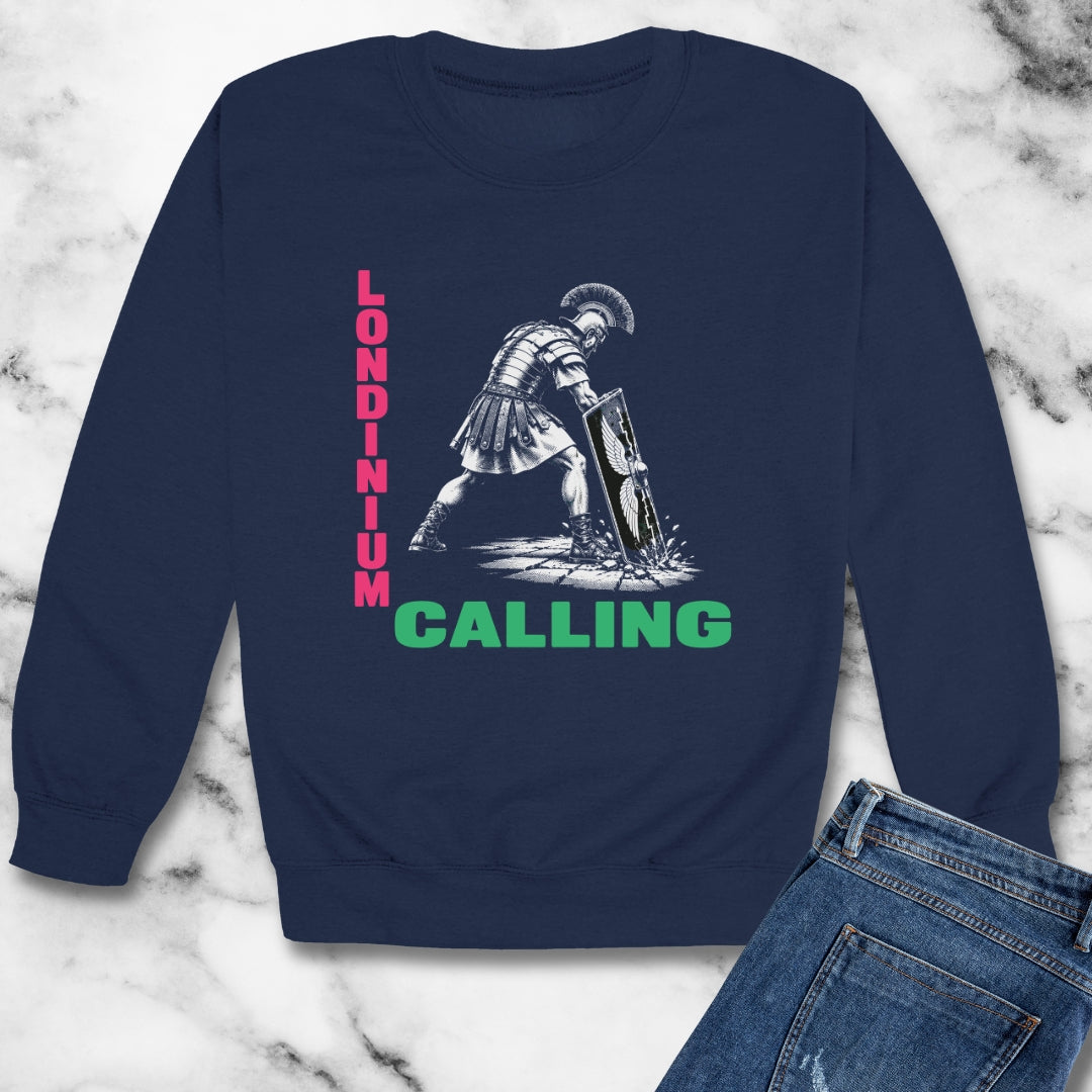 Londinium Calling Clash Parody Unisex Heavy Crewneck Sweatshirt