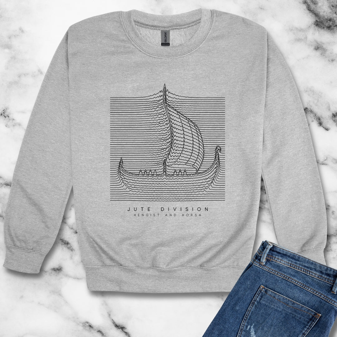 Jute Division Hengist and Horsa Unisex Heavy Crewneck Sweatshirt