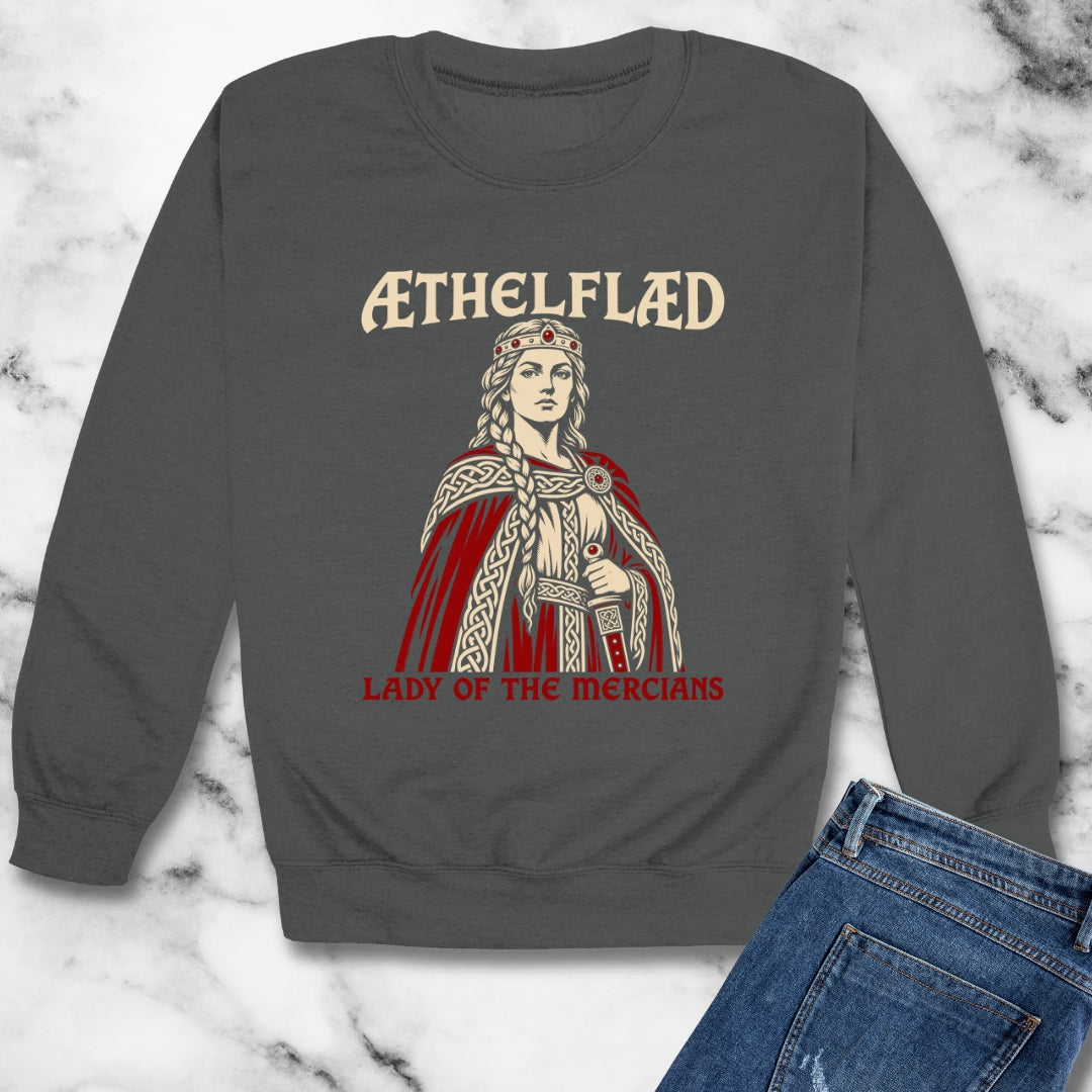 Aethelflaed Lady of the Mercians Unisex Heavy Crewneck Sweatshirt