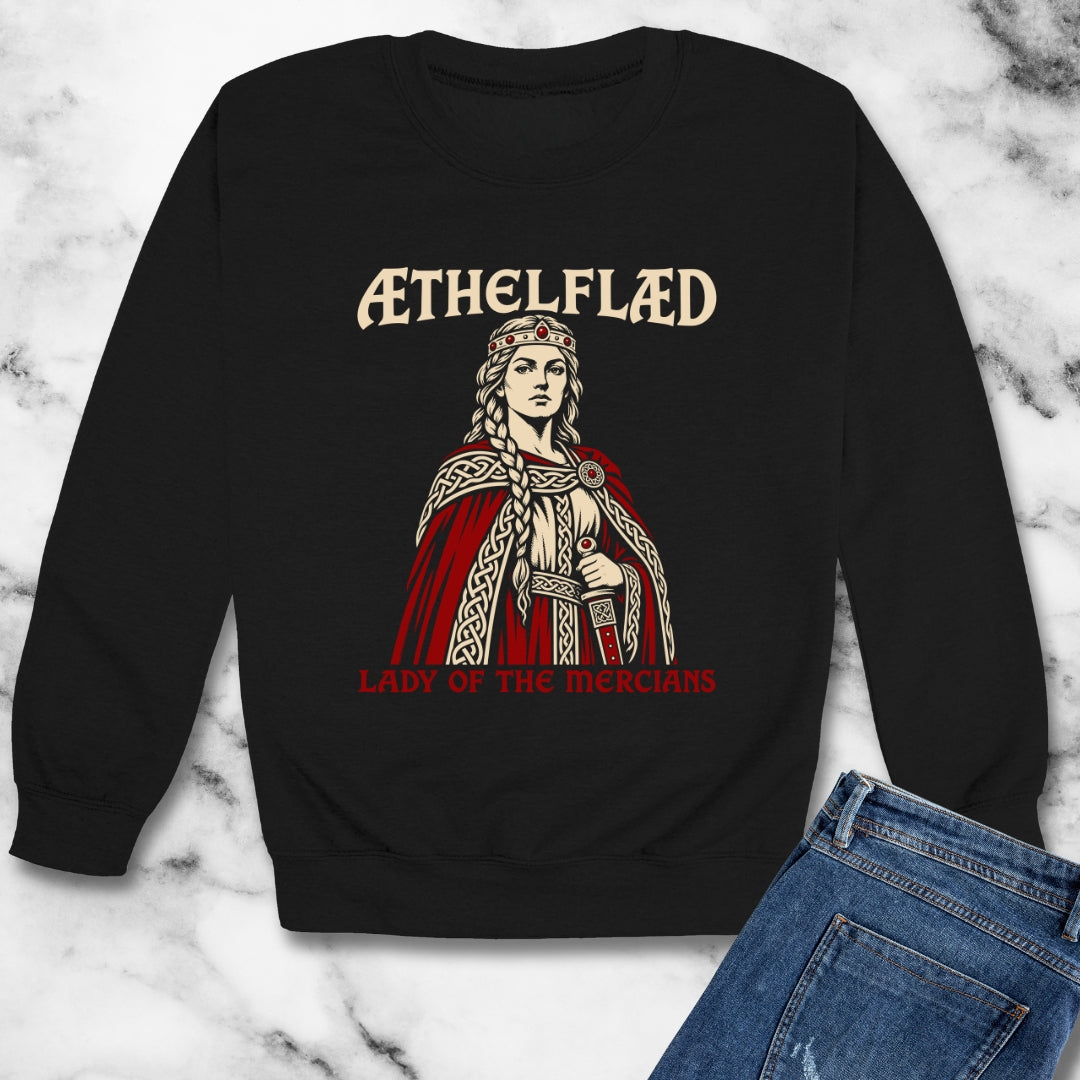 Aethelflaed Lady of the Mercians Unisex Heavy Crewneck Sweatshirt