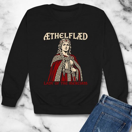 Aethelflaed Lady of the Mercians Unisex Heavy Crewneck Sweatshirt