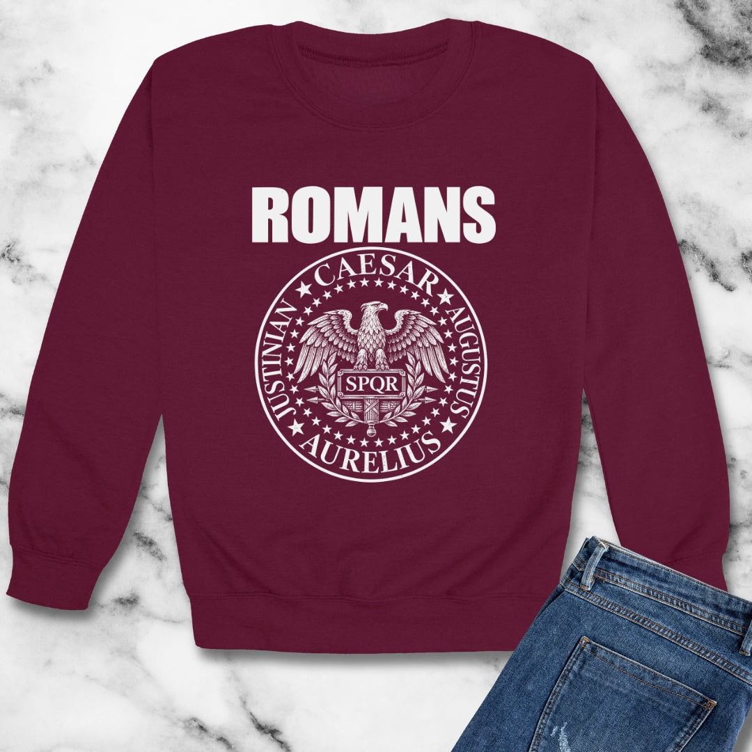 The Romans Band Insignia Unisex Heavy Crewneck Sweatshirt