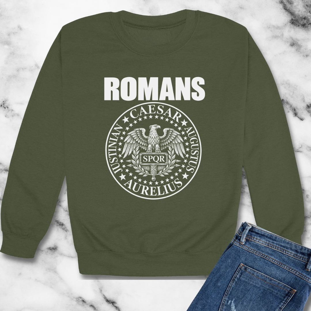 The Romans Band Insignia Unisex Heavy Crewneck Sweatshirt