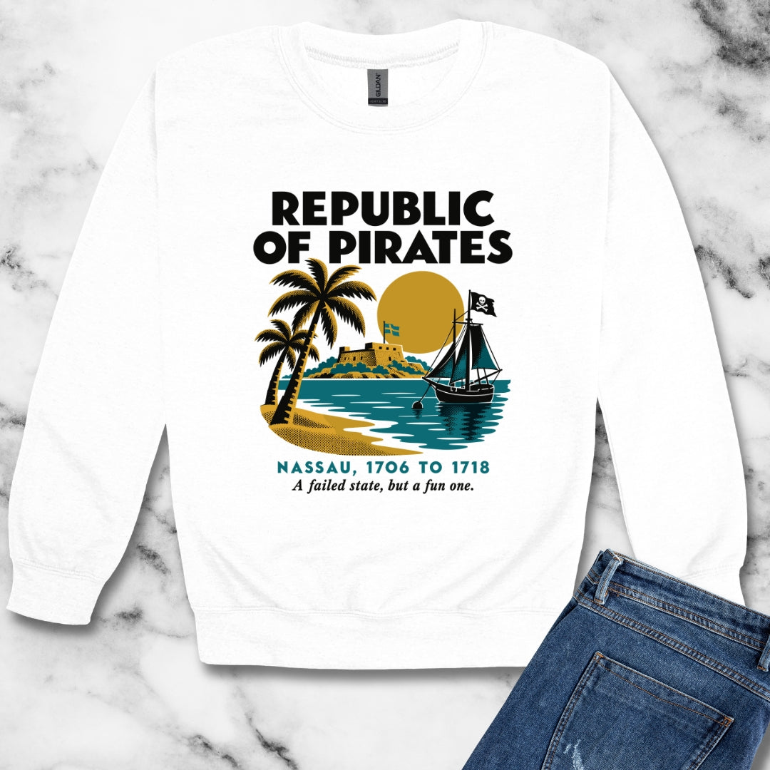 Republic of Pirates Nassau Unisex Heavy Crewneck Sweatshirt