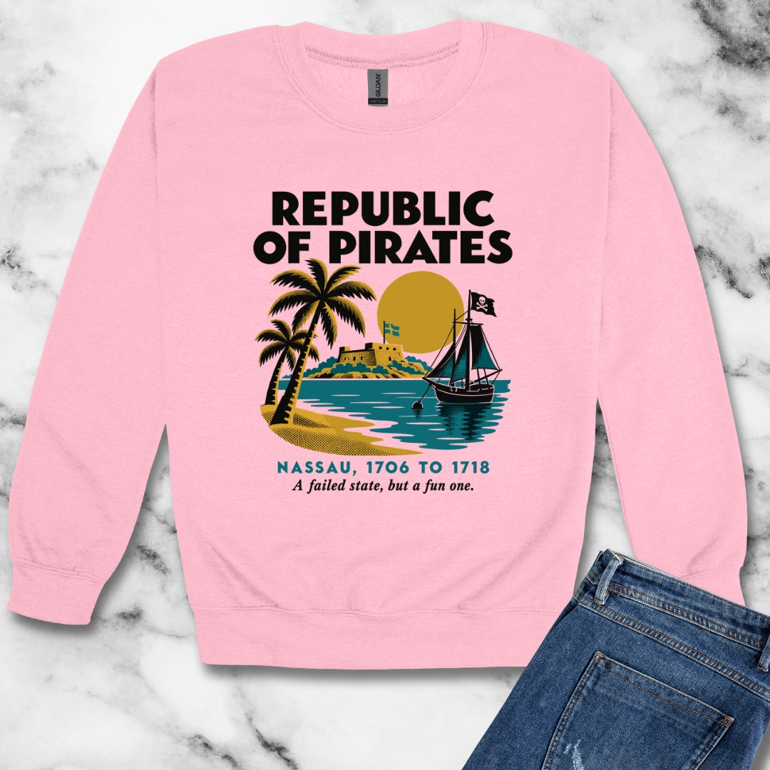 Republic of Pirates Nassau Unisex Heavy Crewneck Sweatshirt