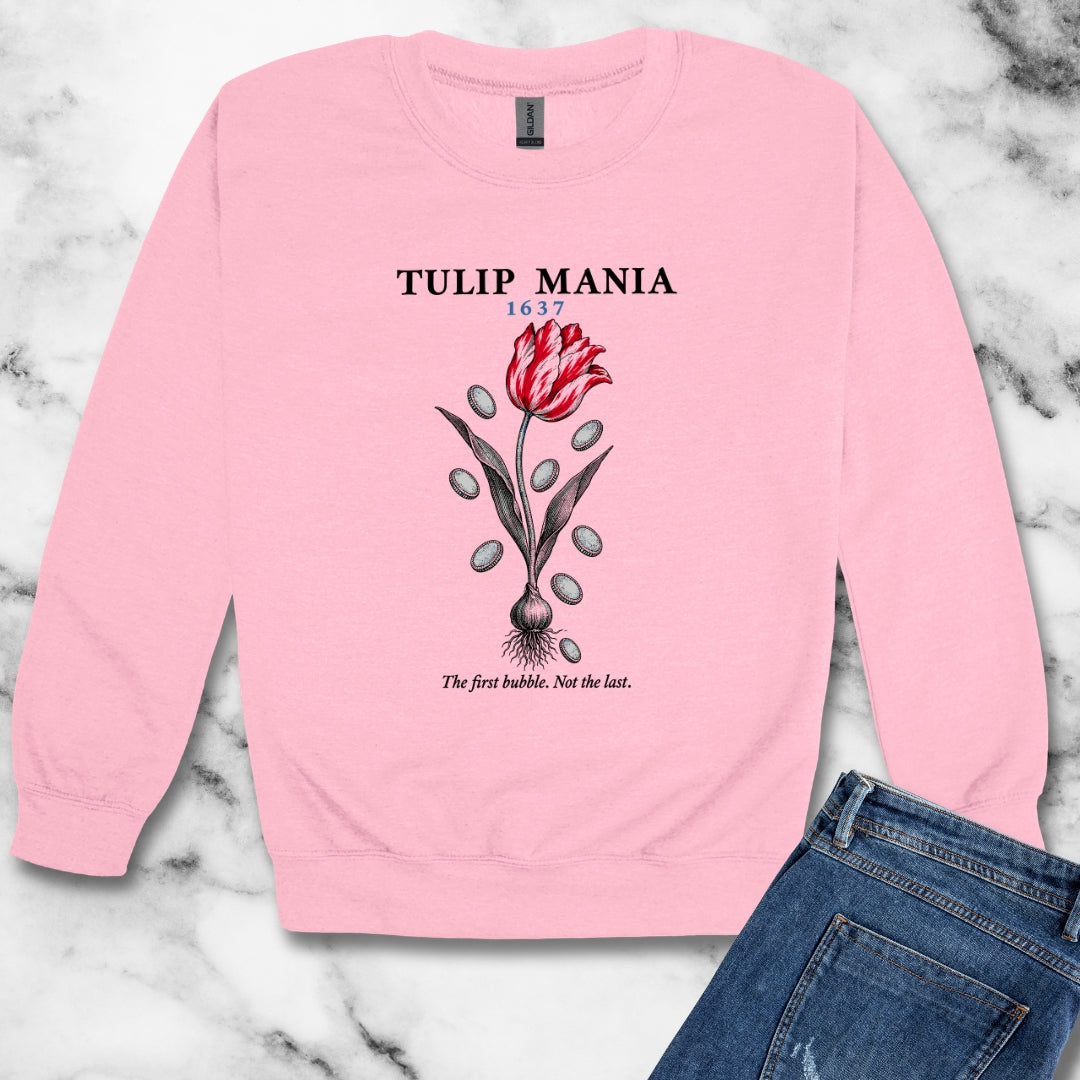 Tulip Mania 1637 Unisex Heavy Crewneck Sweatshirt