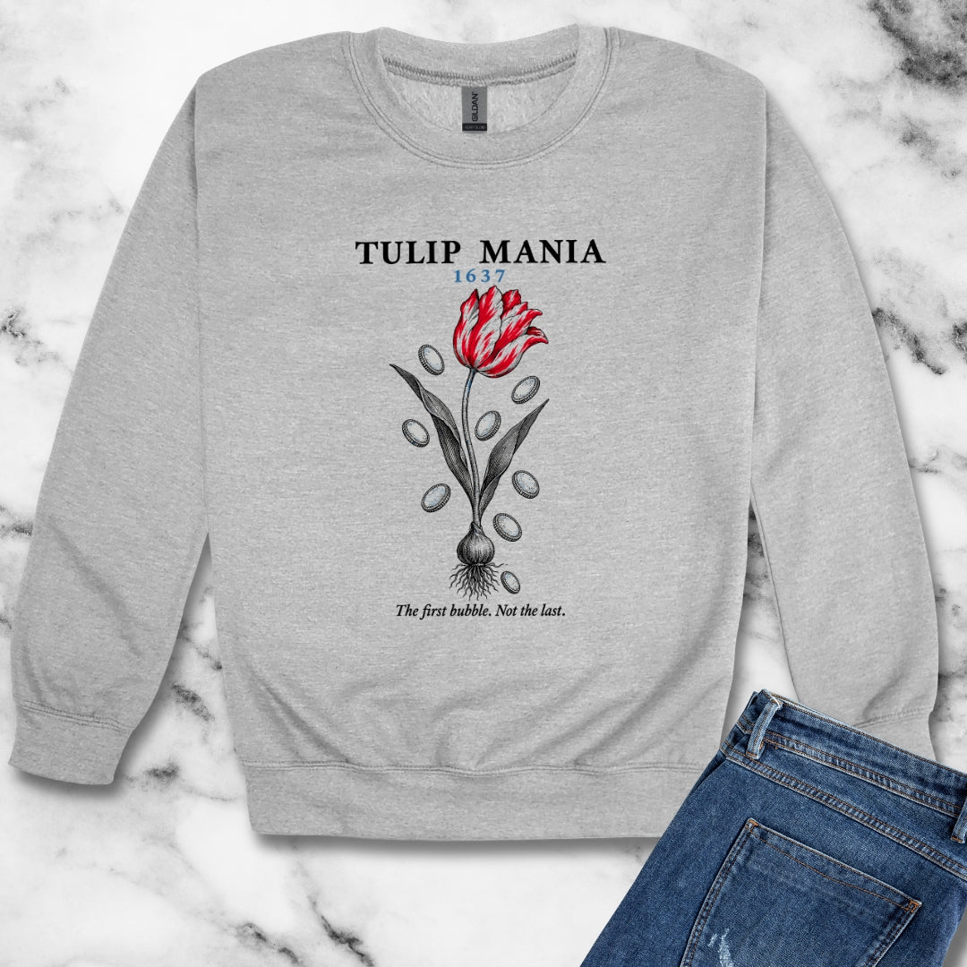 Tulip Mania 1637 Unisex Heavy Crewneck Sweatshirt