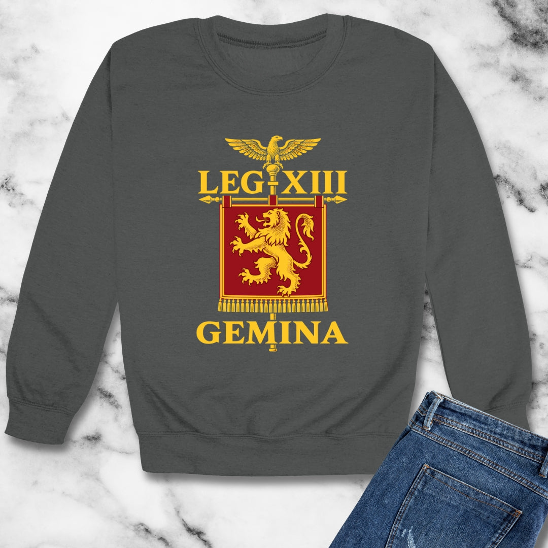 Legio XIII Gemina Vexillum Unisex Heavy Crewneck Sweatshirt